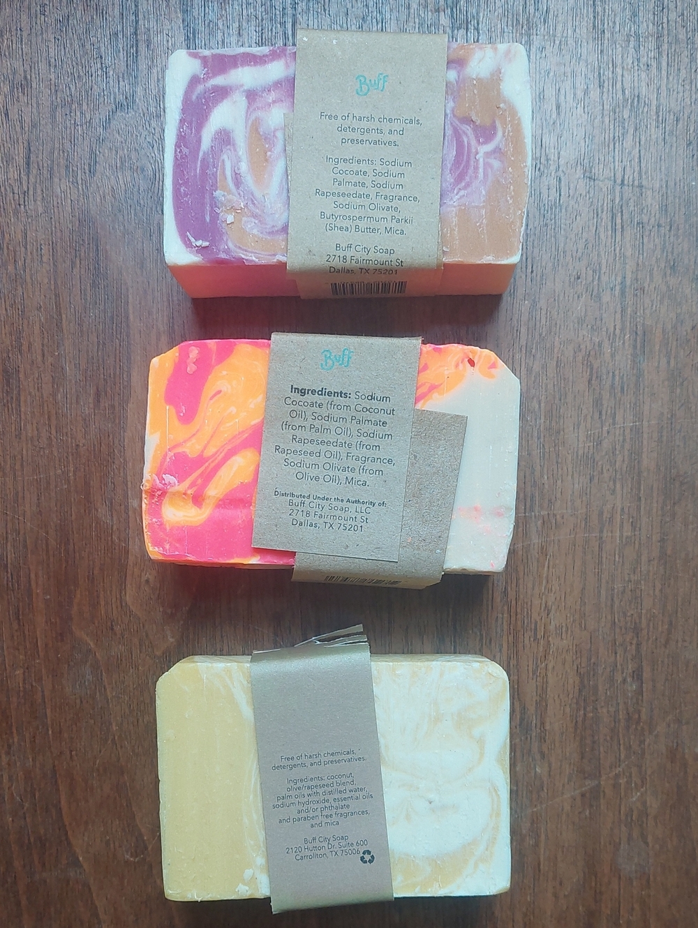 Bundle of Three Buff City Soaps - Picture 2 of 3